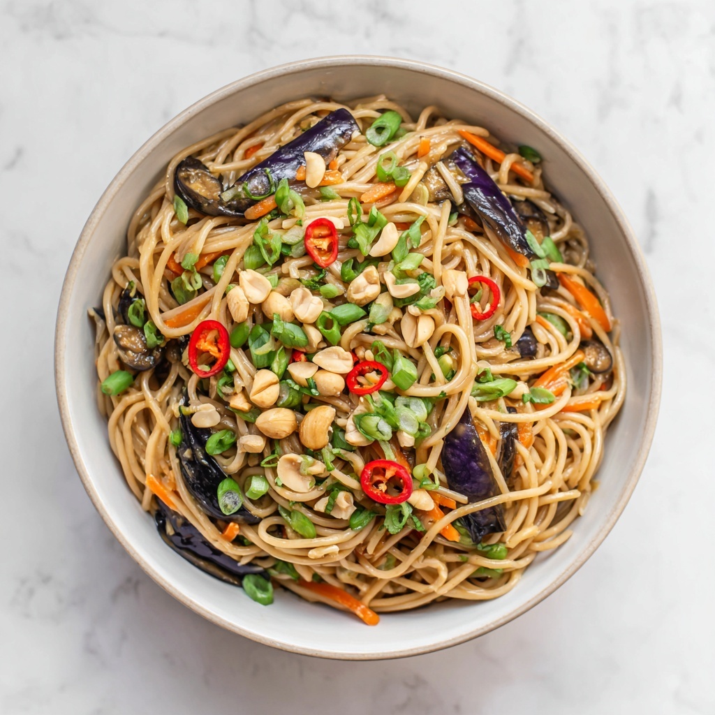 Soba Noodle Salad with Sesame, Spring Onion & Peanuts Recipe - Recipe Image