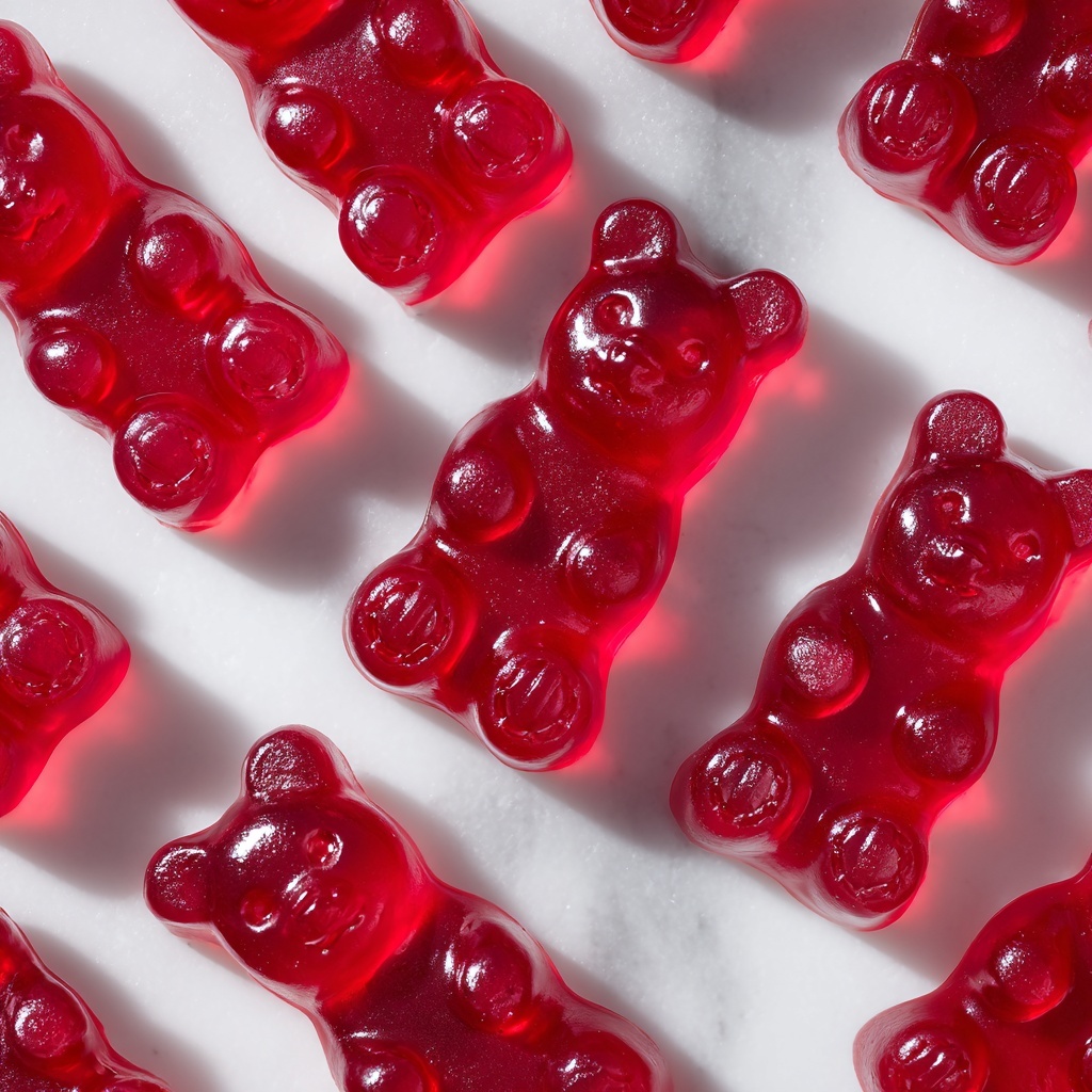 Vegan Strawberry Gummies with Agar-Agard Recipe - Recipe Image