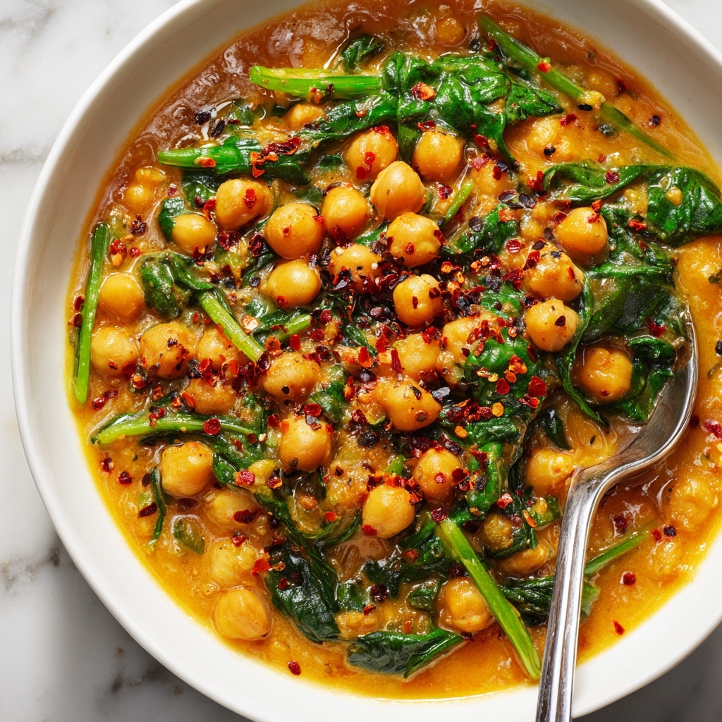 Chickpea & Spinach Curry: 5 Steps to Soul-Warming Delight Recipe - Recipe Image