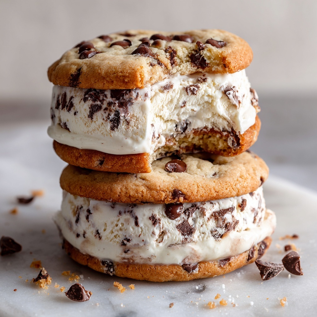 The Ultimate Cookie Dough Ice Cream Sandwich Recipe - Recipe Image