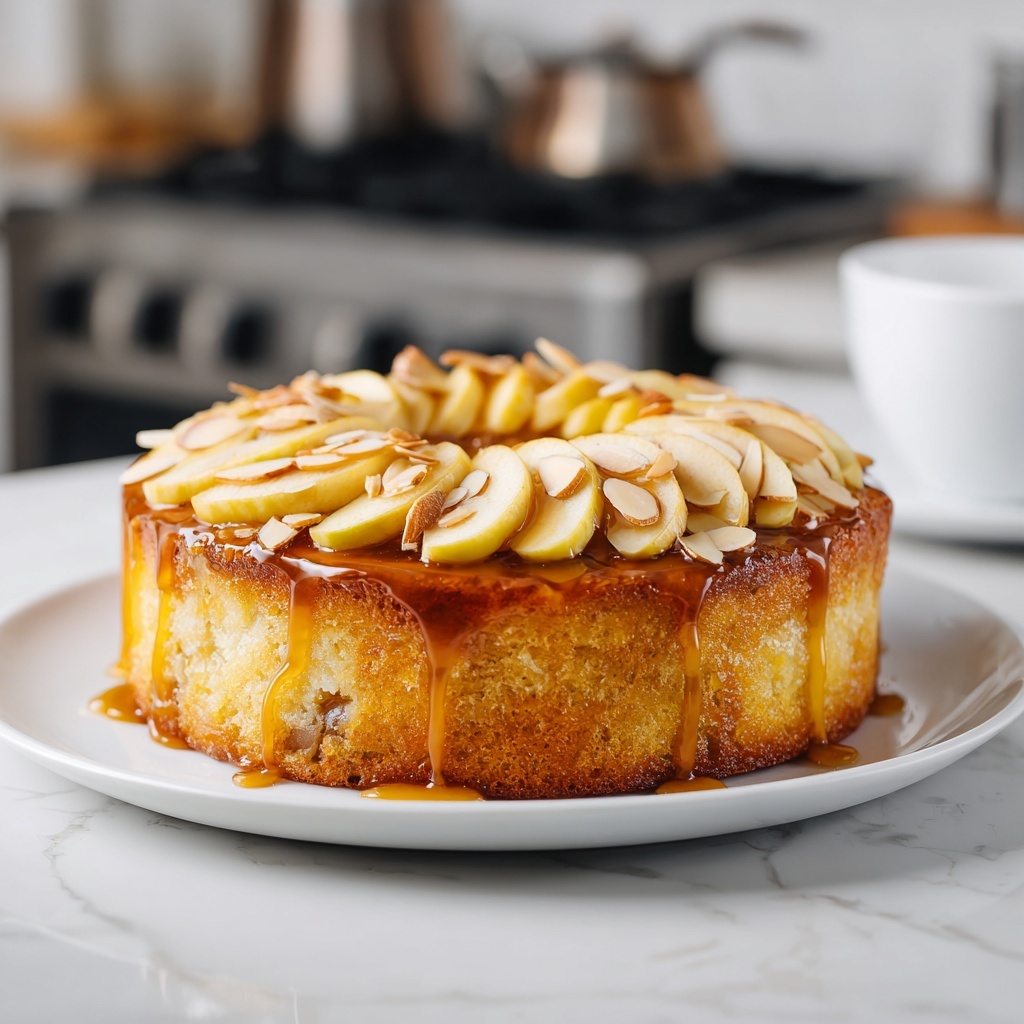 Pear Maple Almond Cake Recipe - Recipe Image