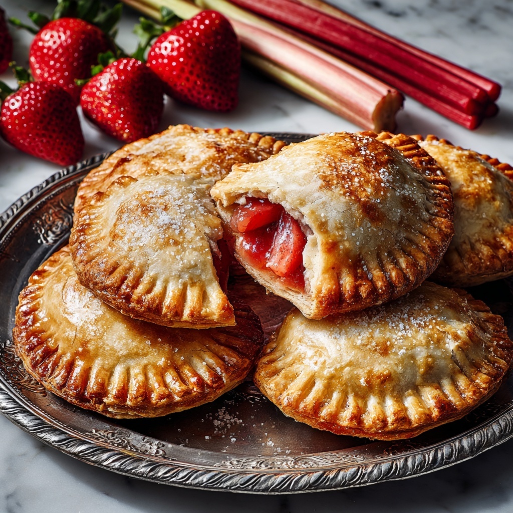 Strawberry Rhubarb Hand Pies Recipe - Recipe Image