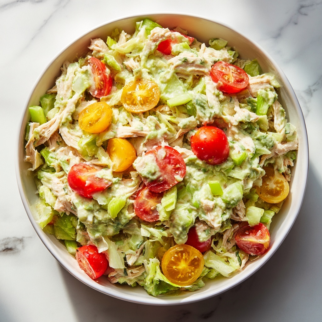 Healthy Ranch Chicken Salad: A Flavorful 350-Calorie Meal Recipe - Recipe Image