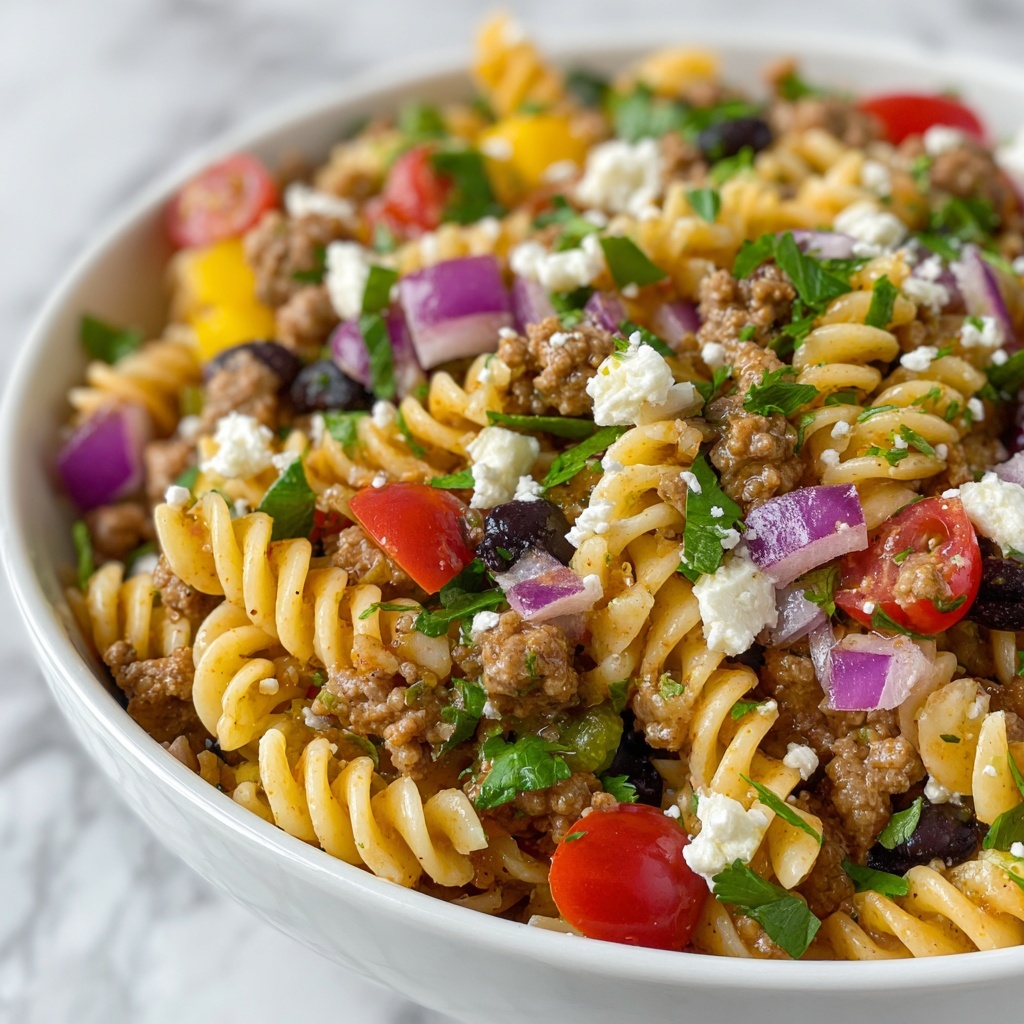 Cowboy Pasta Salad Recipe - Recipe Image