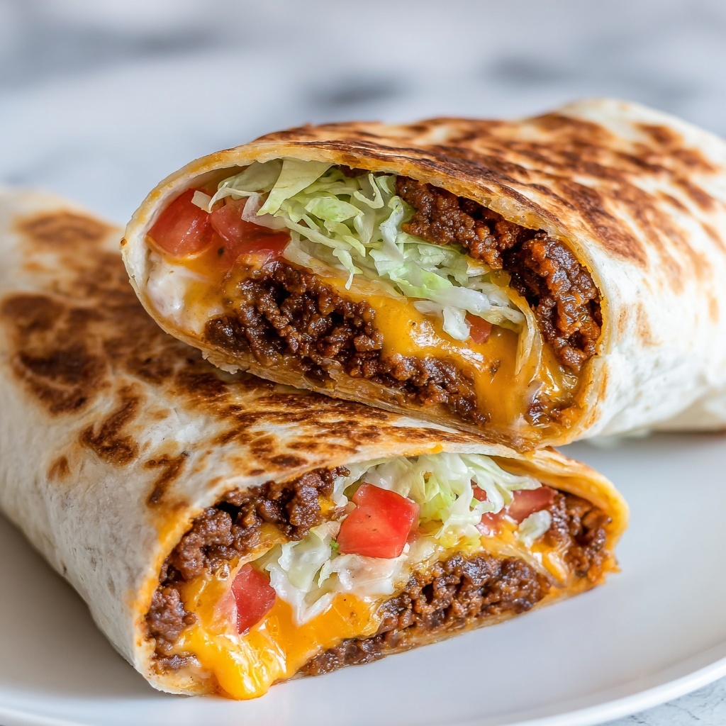 Comforting Nacho Cheese Beef Wrap Recipe - Recipe Image
