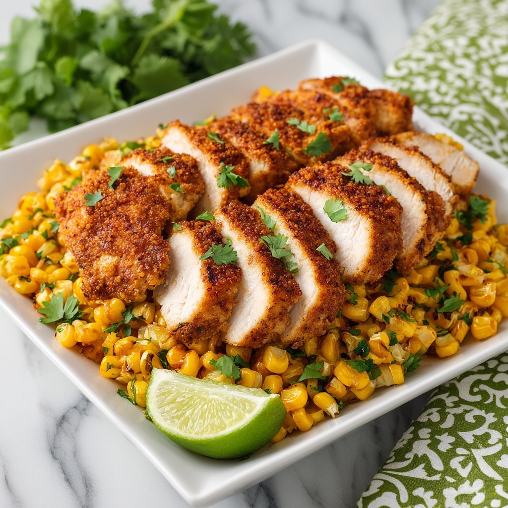 Cilantro-Lime Chicken with Fresh Corn Salsa Recipe - Recipe Image