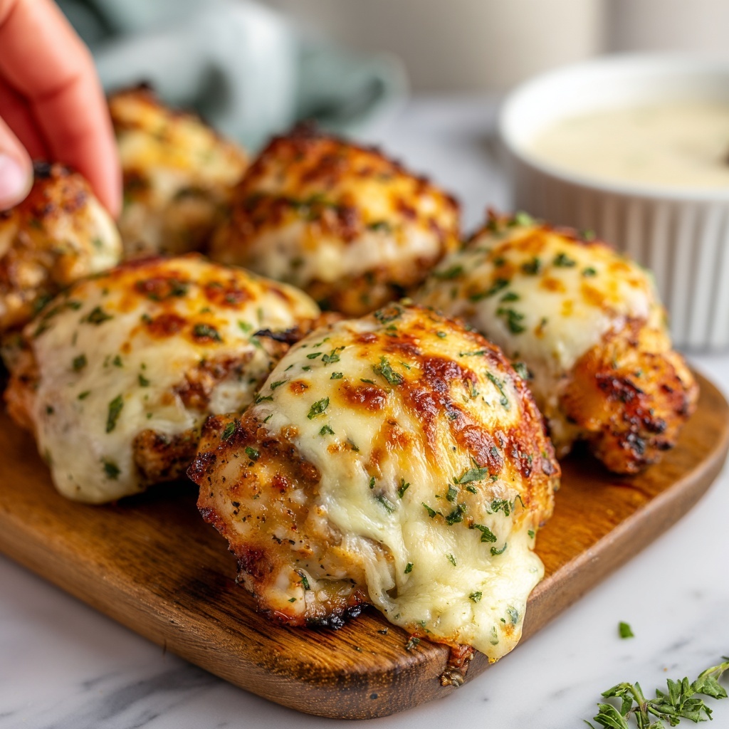 Alfredo Chicken Wings Recipe - Recipe Image