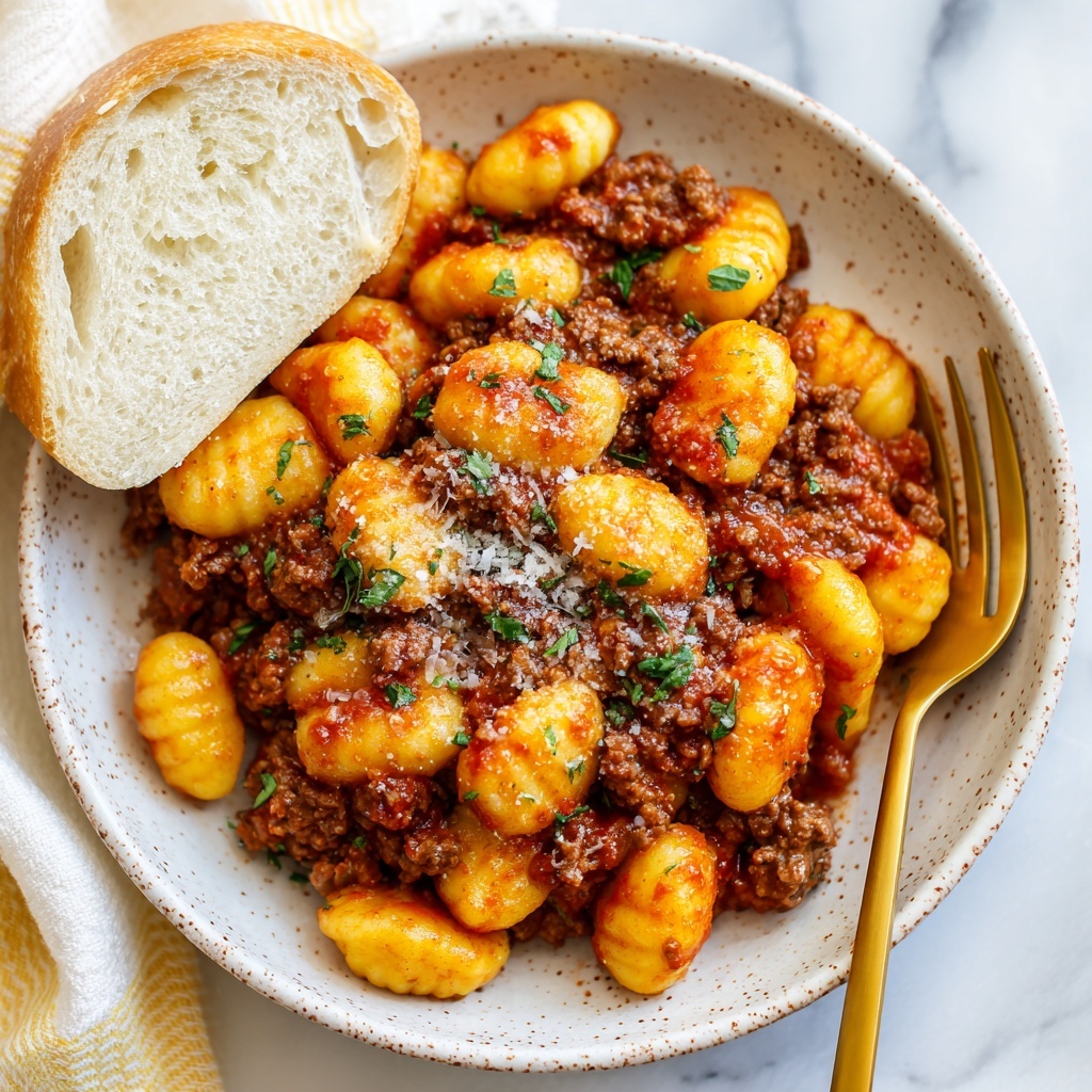 Cozy Gnocchi Bolognese Recipe - Recipe Image