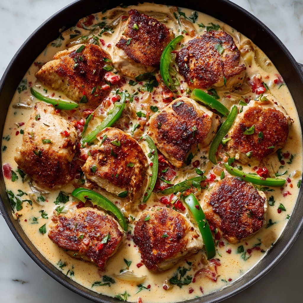 Creamy Pepperoncini Chicken Skillet: A Must-Try Delight Recipe - Recipe Image
