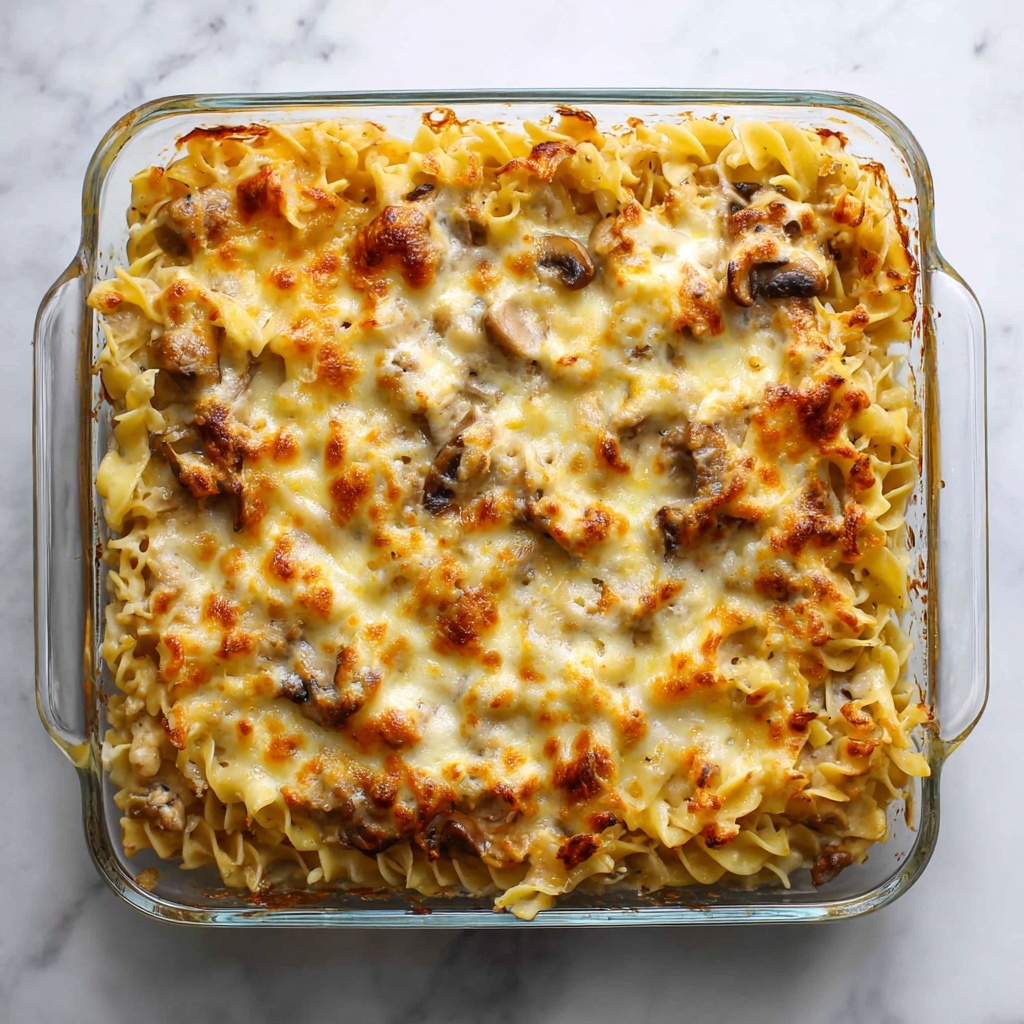 Creamy Chicken Tetrazzini Casserole Recipe - Recipe Image