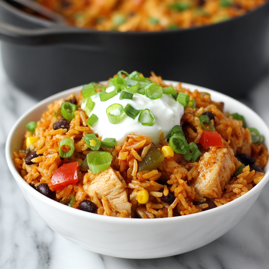 One Pot Wonder Chicken Enchilada Bowls Recipe - Recipe Image