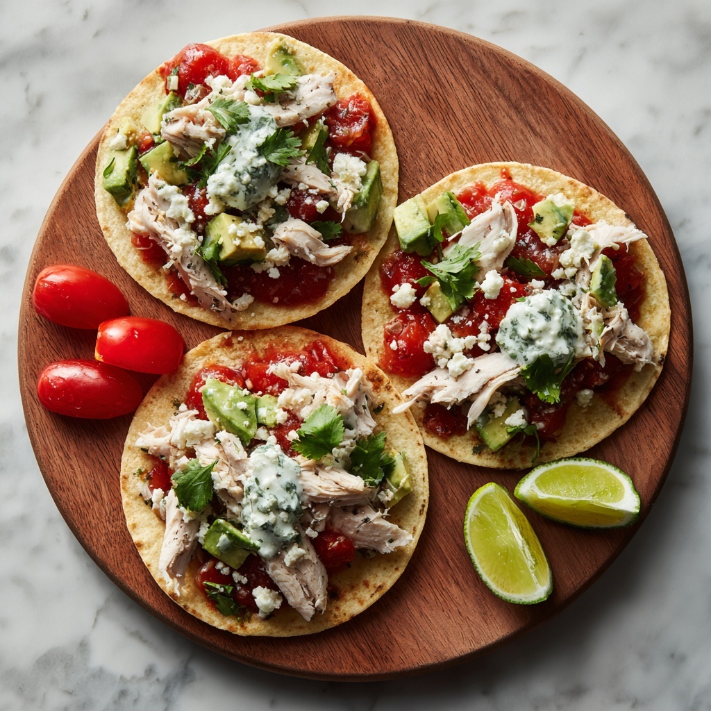 Chicken Tostadas Recipe - Recipe Image