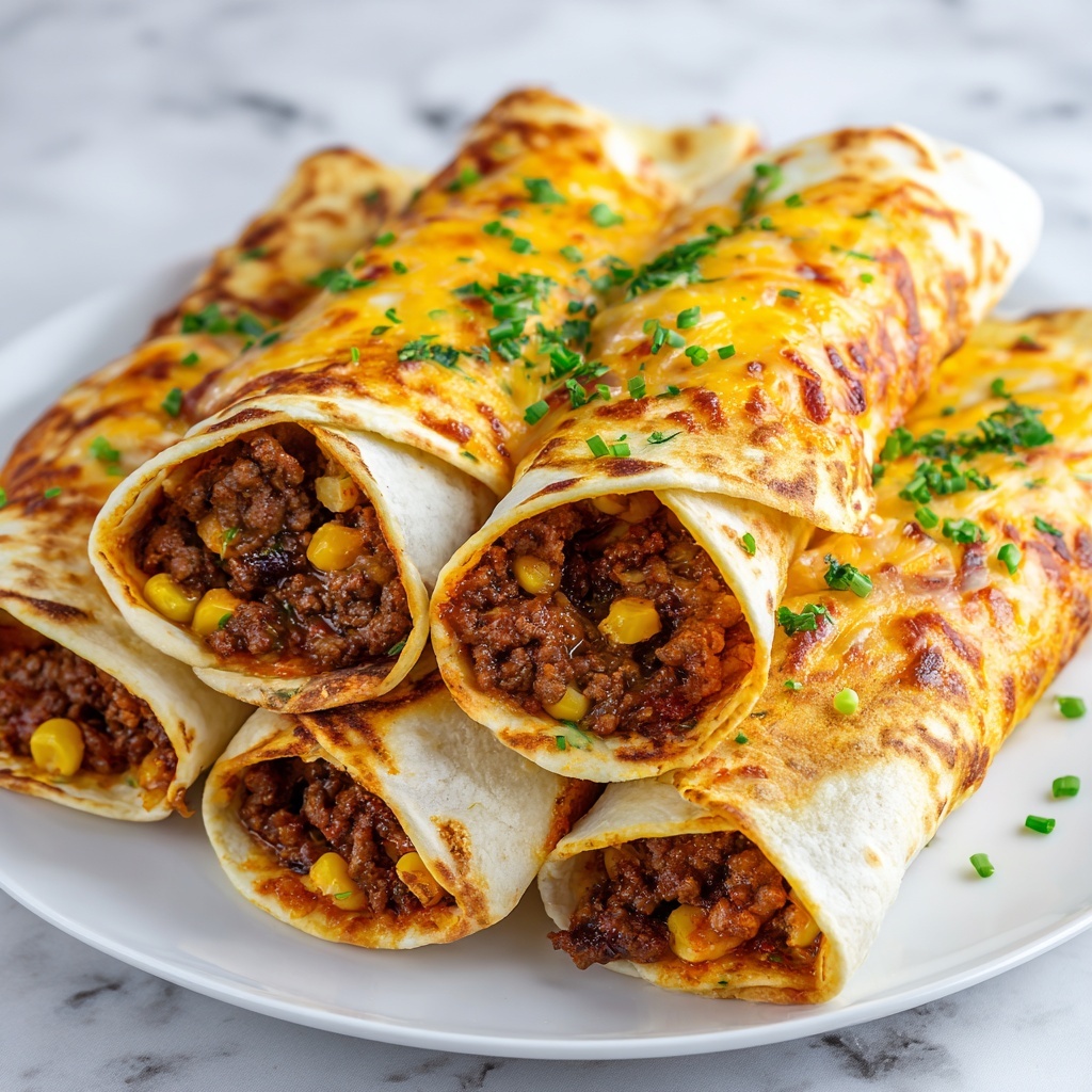 Loaded Cheesy Tacos: The Ultimate Flavorful Feast Recipe - Recipe Image