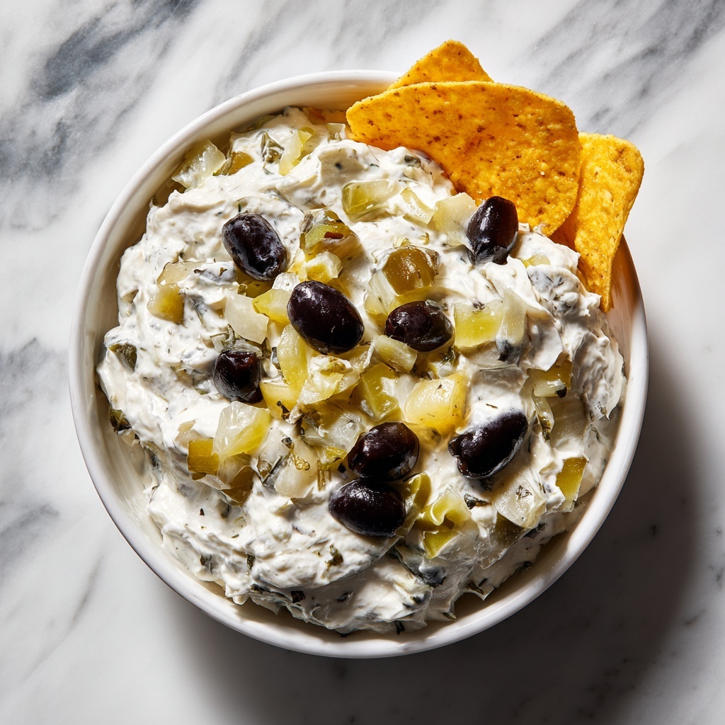 Olive Lovers Dip: A Creamy, Flavorful Olive Spread Recipe - Recipe Image