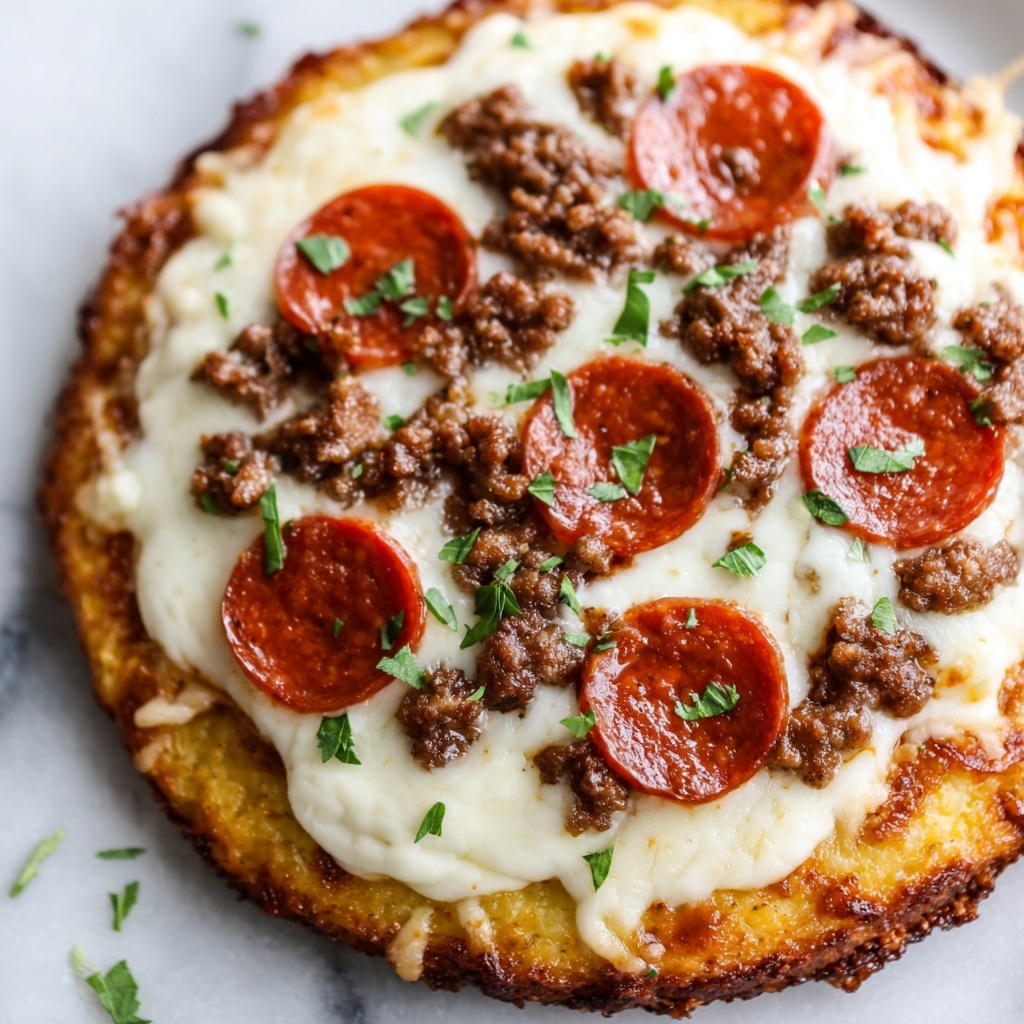 Meat Lovers Pizza Tortellini Bake Recipe - Recipe Image