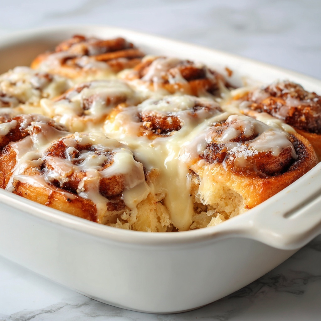 Easy Cinnamon Roll Casserole Recipe - Recipe Image