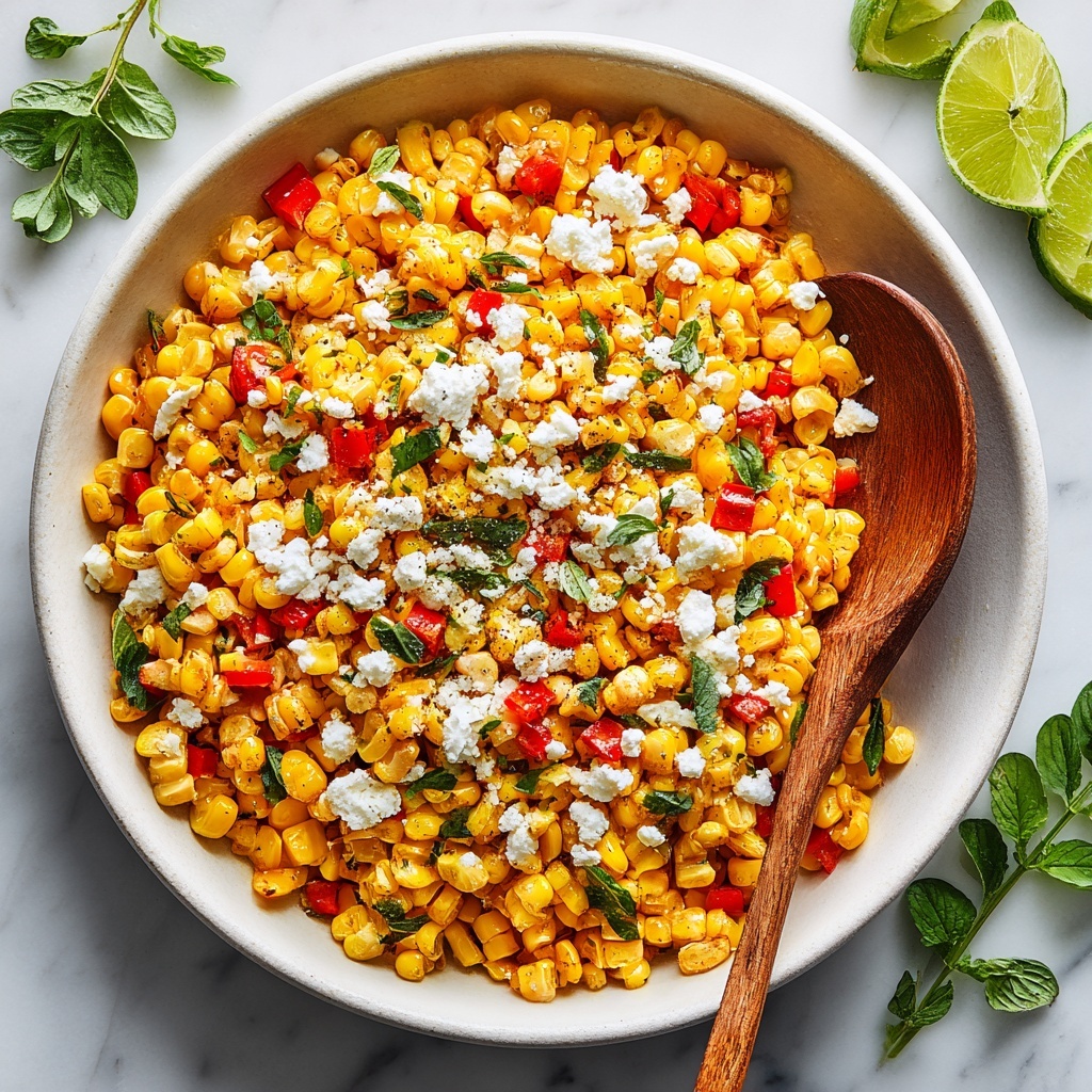 Chili-Lime Grilled Corn Salad Recipe - Recipe Image