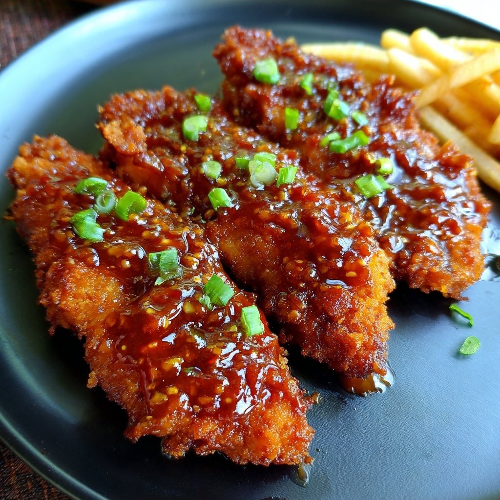 Crispy Honey Butter Chicken Tenders Recipe - Recipe Image