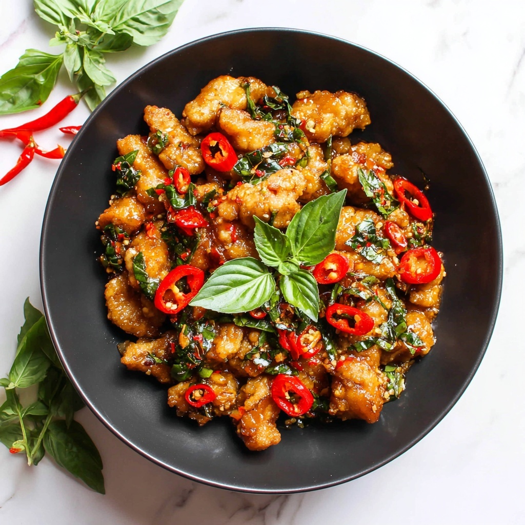 Authentic Thai Basil Chicken in 30 Minutes Recipe - Recipe Image