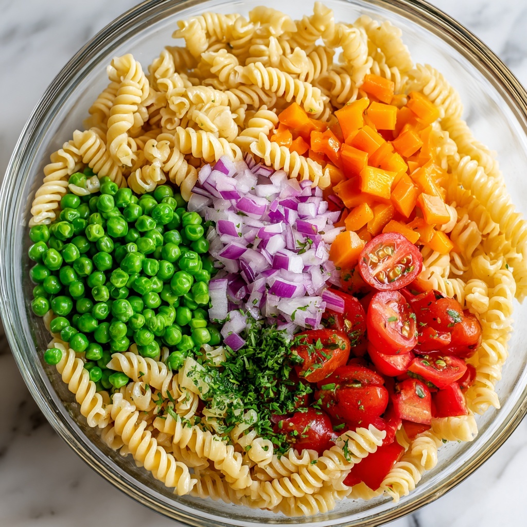Italian Dressing Pasta Salad That Dazzles at Every Potluck Recipe - Recipe Image