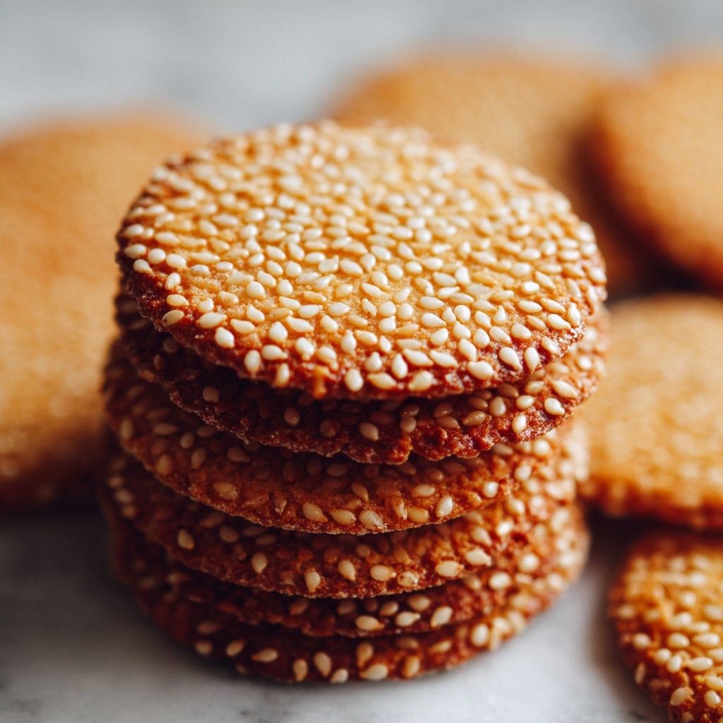 Sesame Honey Cookies Recipe - Recipe Image