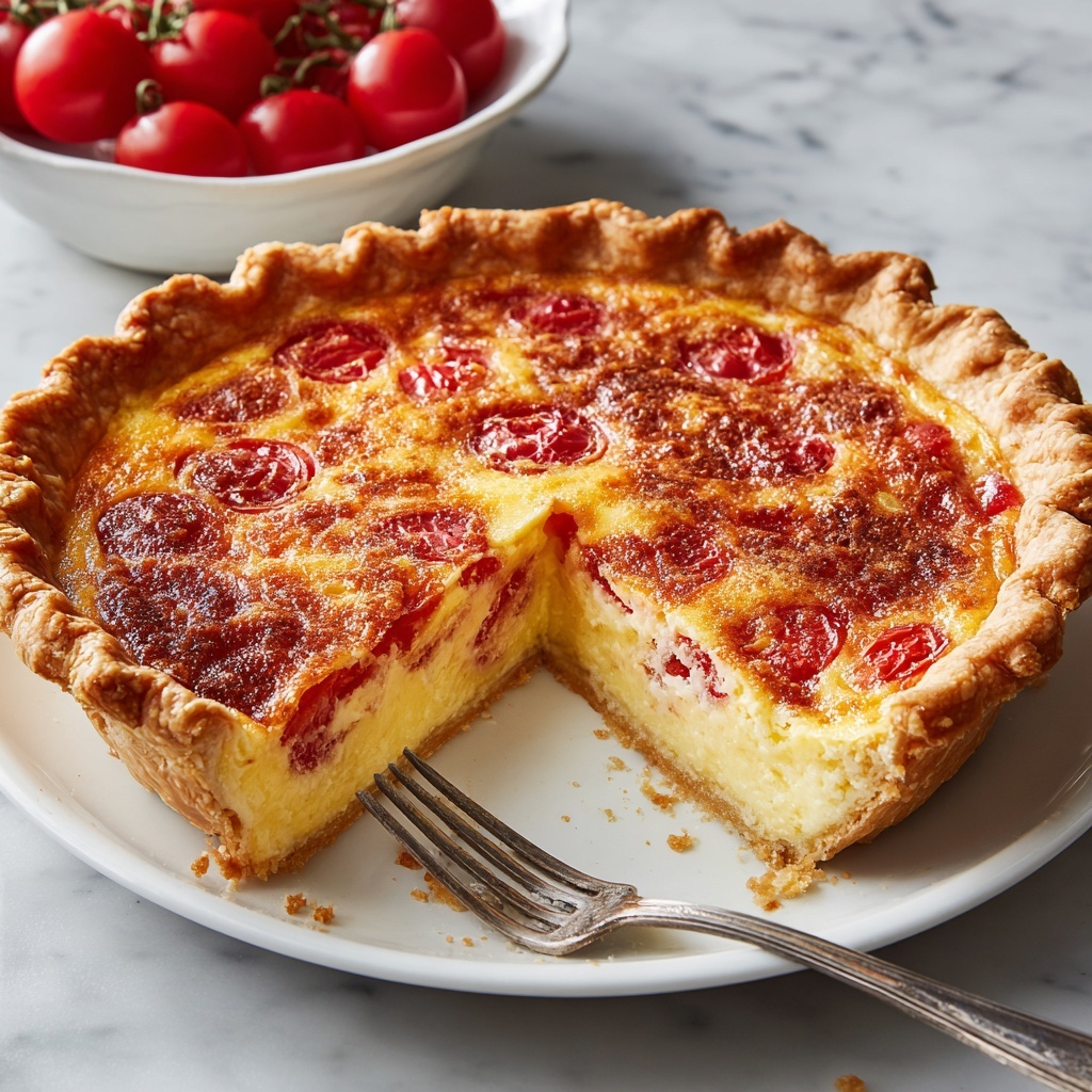 Tomato Crescent Roll Pie Recipe - Recipe Image