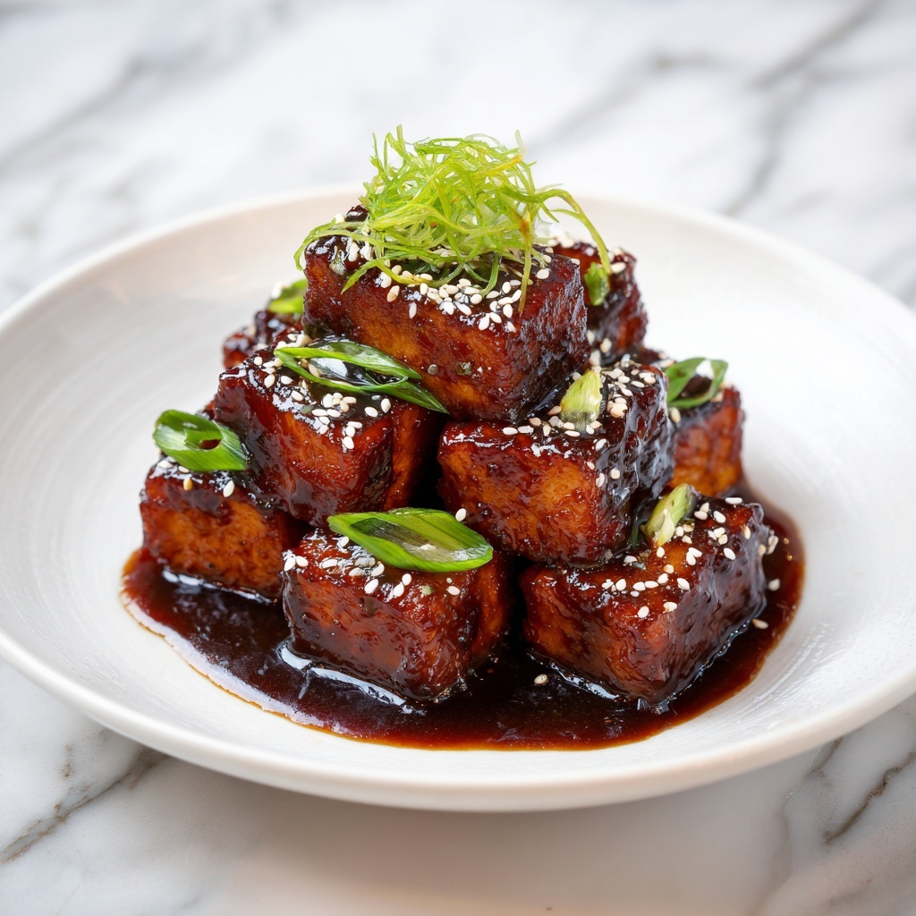 Crispy Sticky Tofu: Your New Favorite Vegan Delight Recipe - Recipe Image