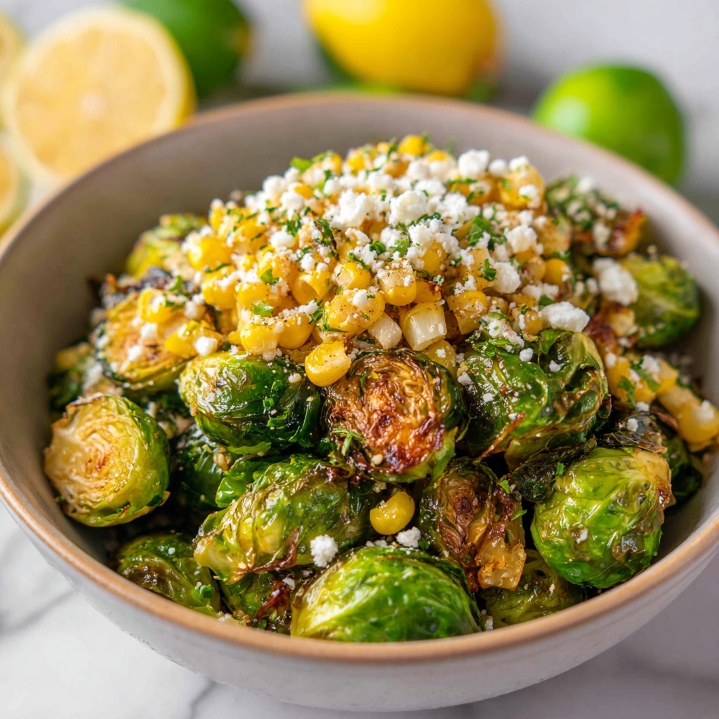 Mexican Street Corn Brussels Sprouts Recipe - Recipe Image