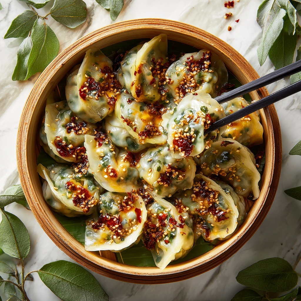 Savory Kanom Jeeb: Quick & Easy Thai Dumplings Delight Recipe - Recipe Image