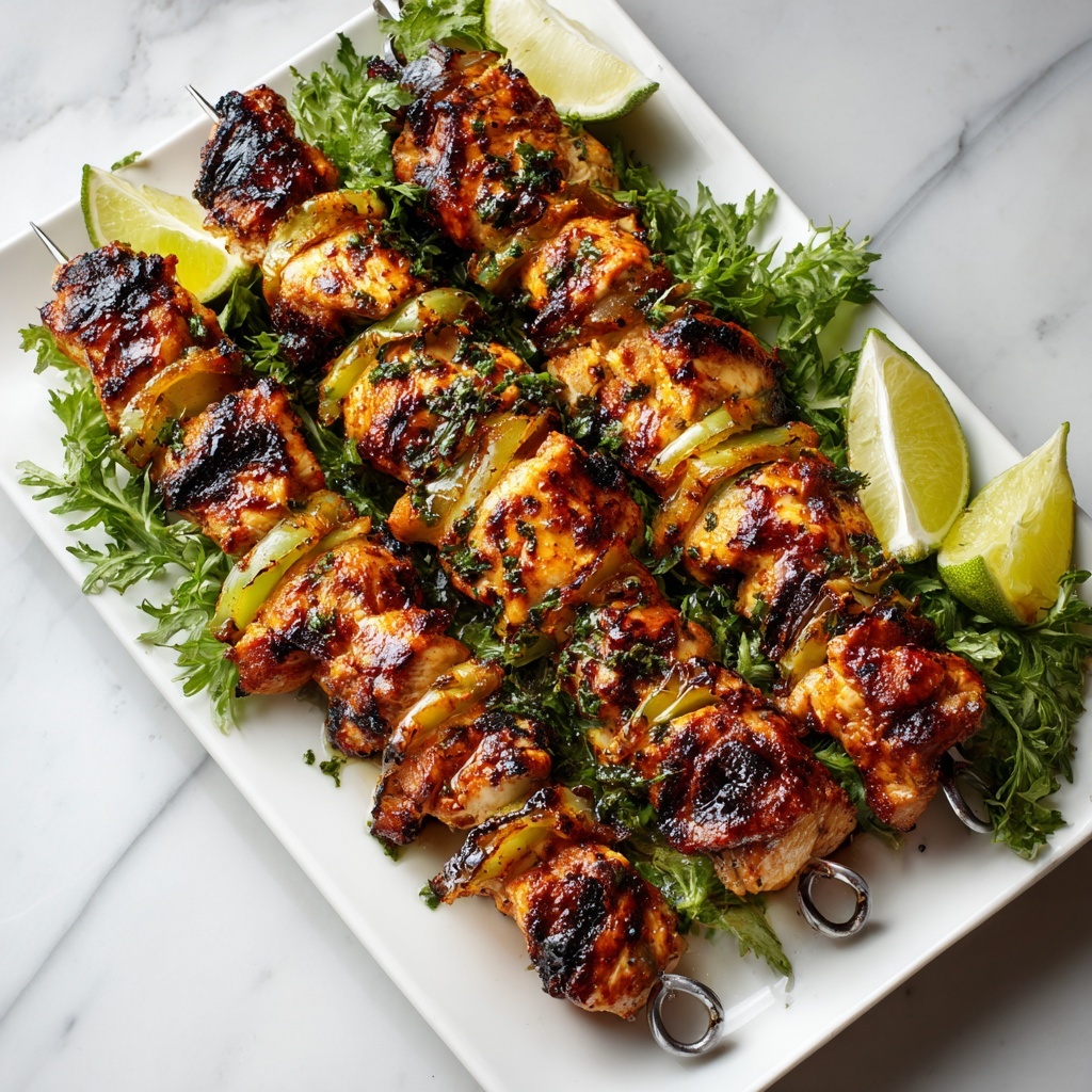 Zesty Key Lime Grilled Chicken Taco Skewers Recipe - Recipe Image