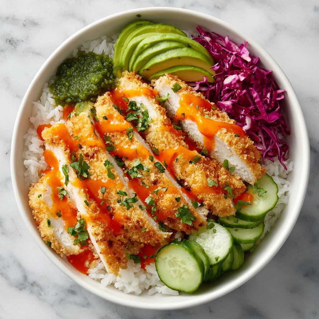 Crispy Bang Bang Chicken Bowl Recipe - Recipe Image