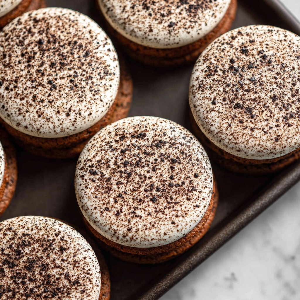 Tiramisu Sandwich Cookies Recipe - Recipe Image