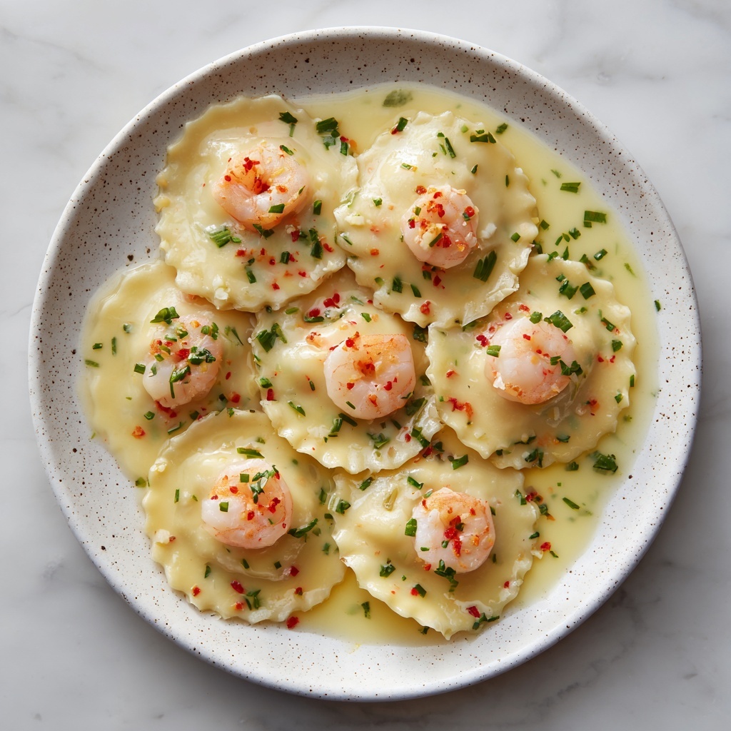 Lobster Ravioli in Lemon Butter Sauce Recipe - Recipe Image