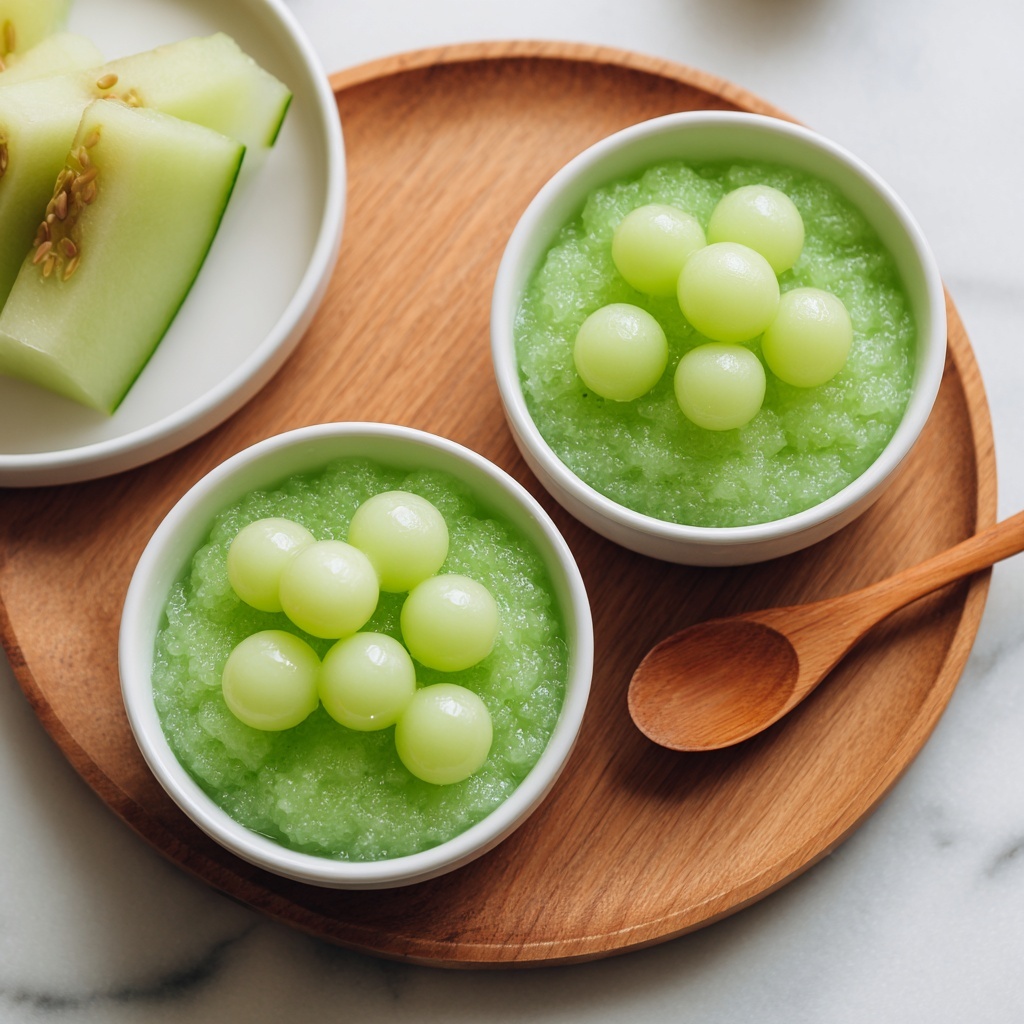 Delicious Honeydew Sago Pudding for a Refreshing Summer Treat Recipe - Recipe Image