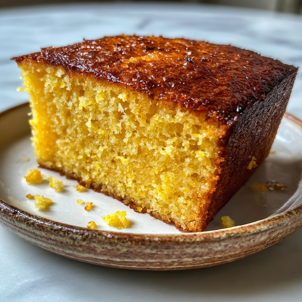 Easy Southern Cornbread with Buttermilk Recipe - Recipe Image