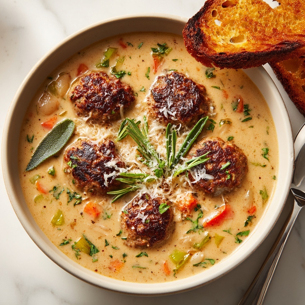 Cozy Creamy Cannellini Bean and Sausage Soup Recipe - Recipe Image