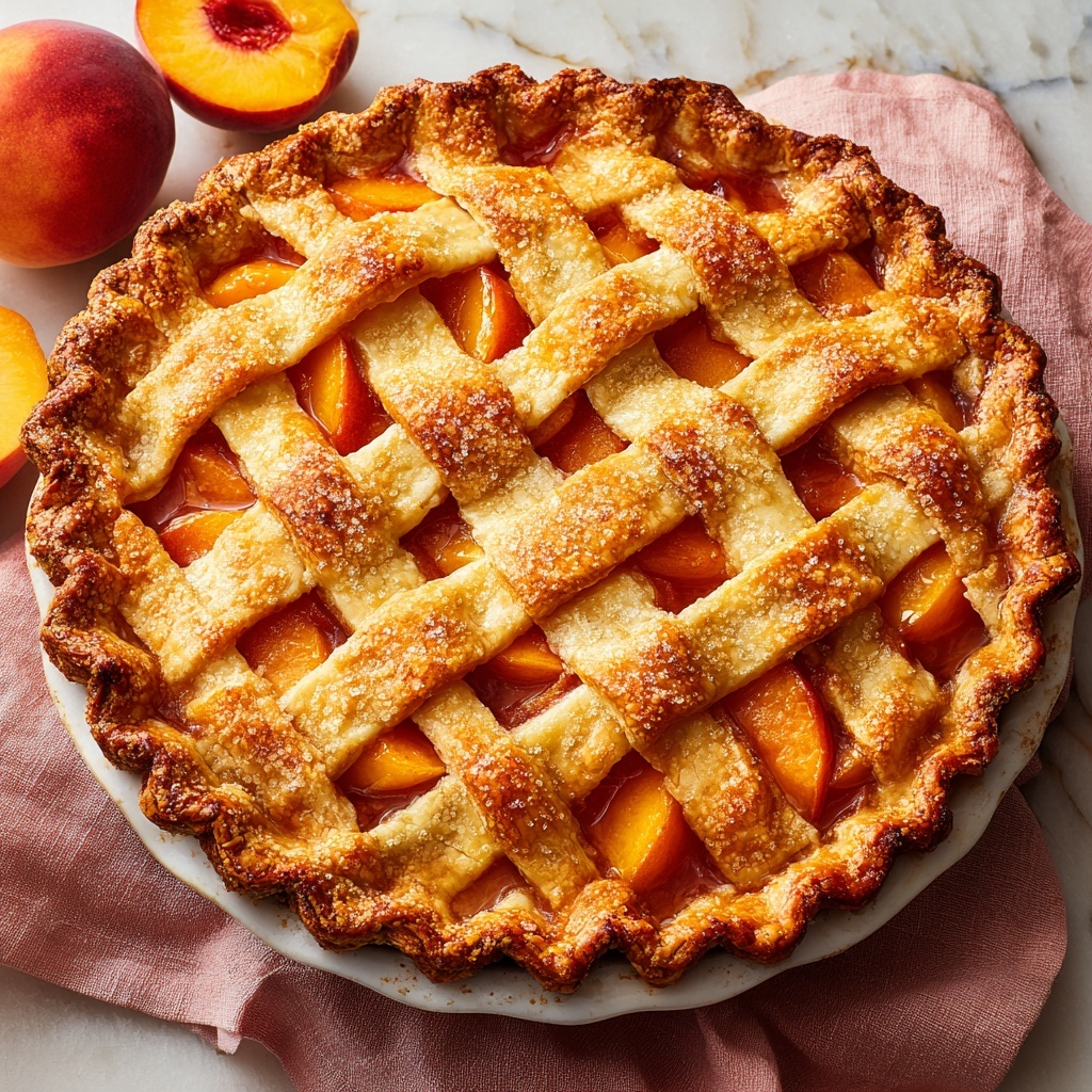 Better Than Grandma’s Peach Pie Recipe - Recipe Image