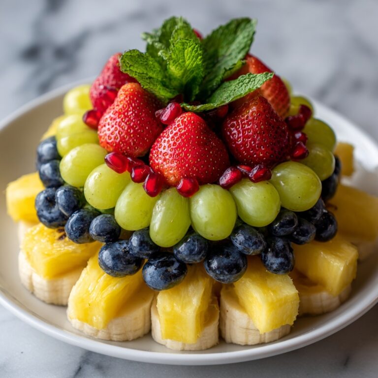 Christmas Tree Fruit Platter Recipe