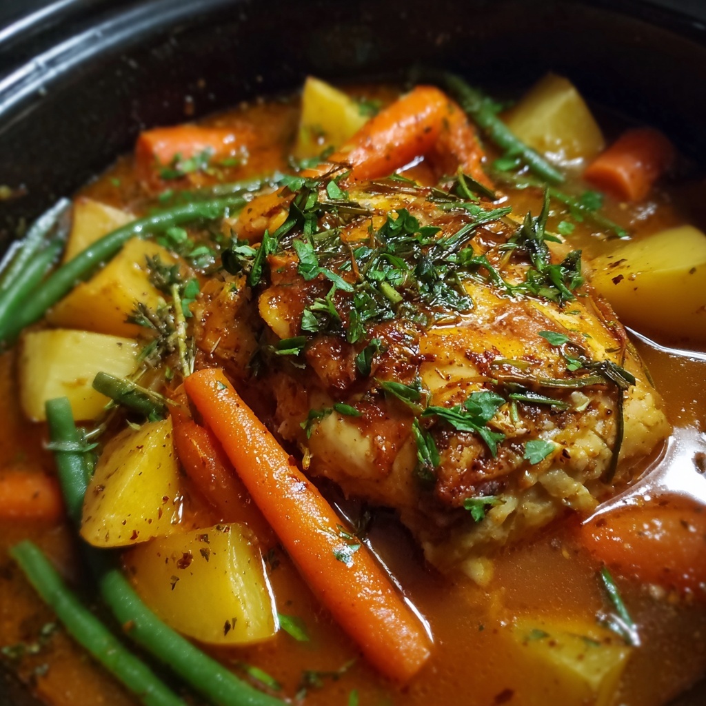 Hearty Chicken Stew Casserole Recipe - Recipe Image