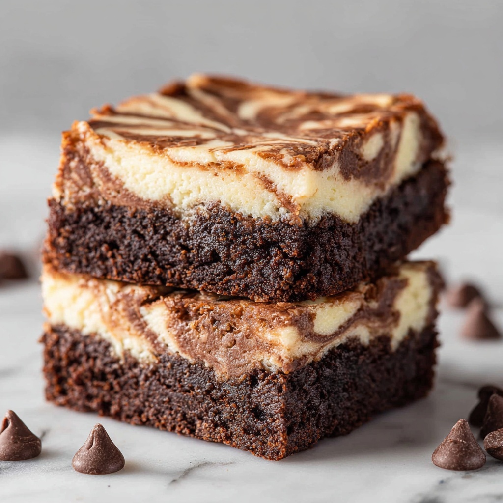 Cream Cheese Brownies Recipe - Recipe Image
