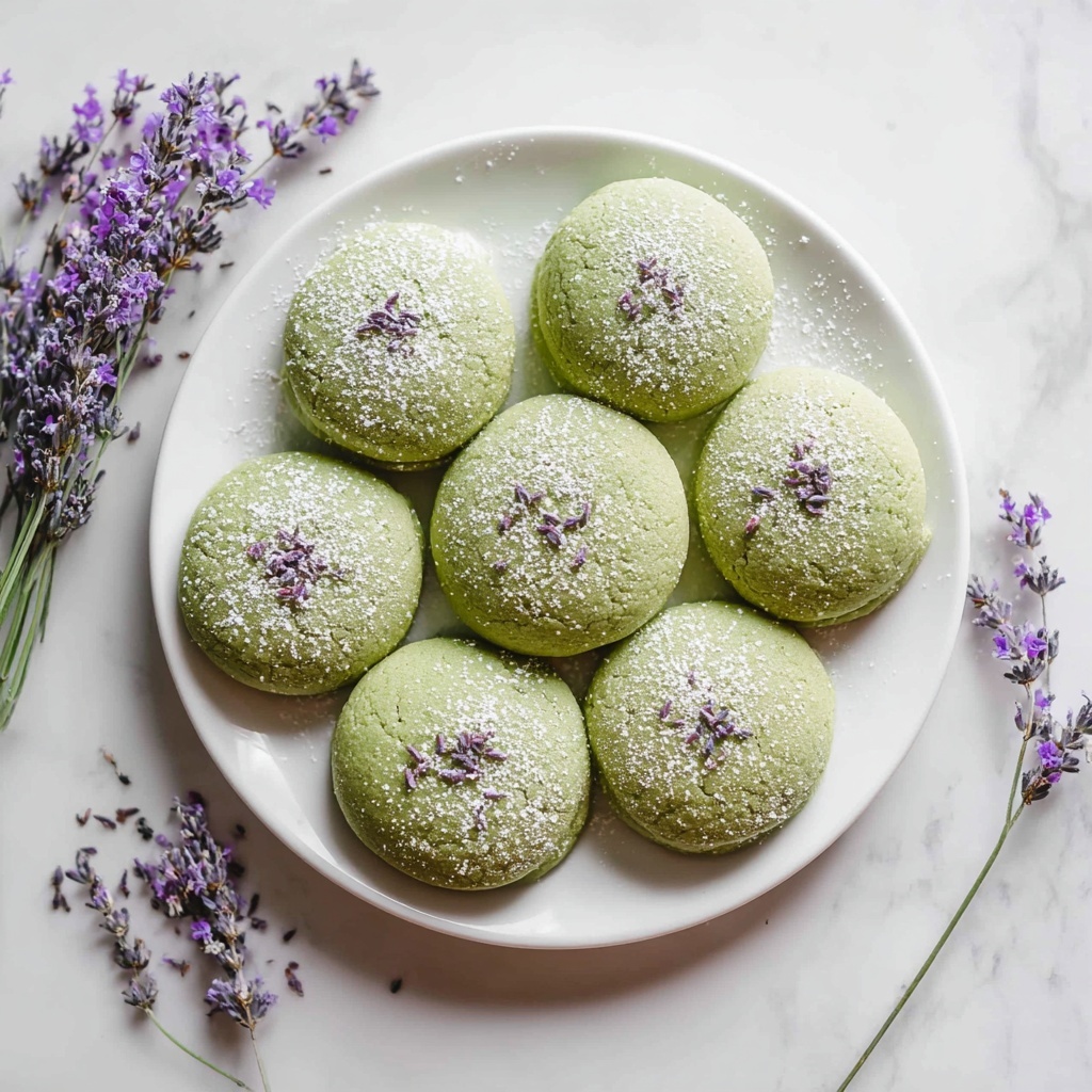 Perfect Matcha Lavender Sugar Cookies Recipe - Recipe Image
