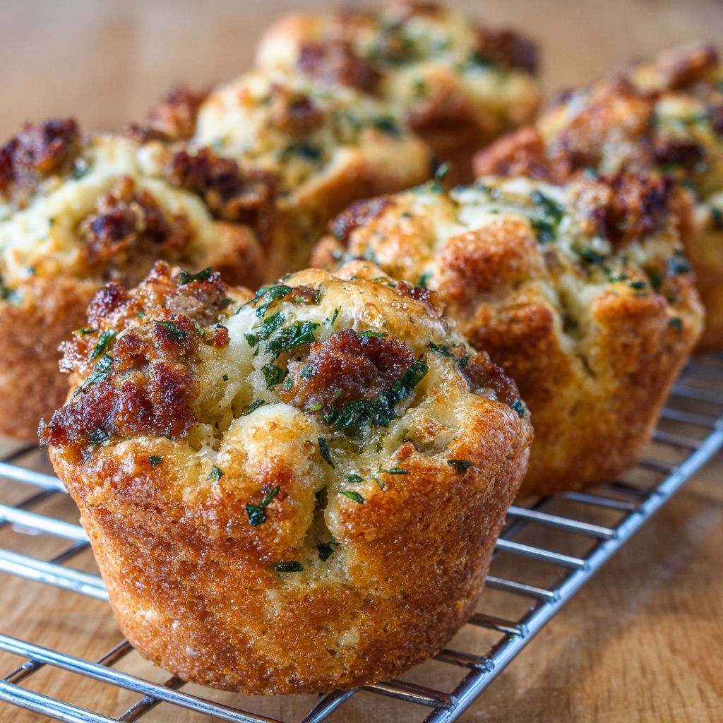 Easy Sausage Breakfast Muffins: 5 Comforting Bites to Savor Recipe - Recipe Image