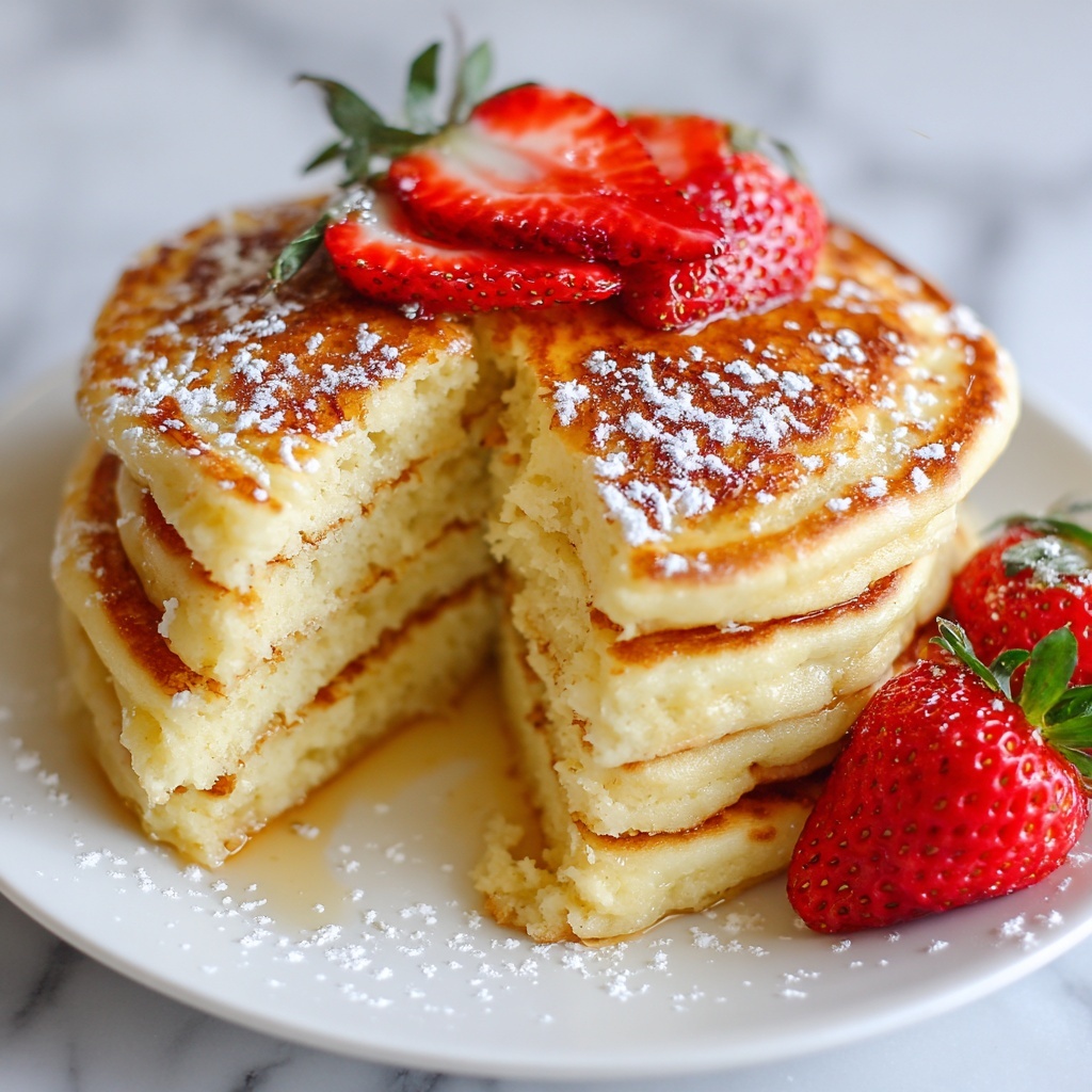 Fluffy Japanese Soufflé Pancakes Recipe - Recipe Image