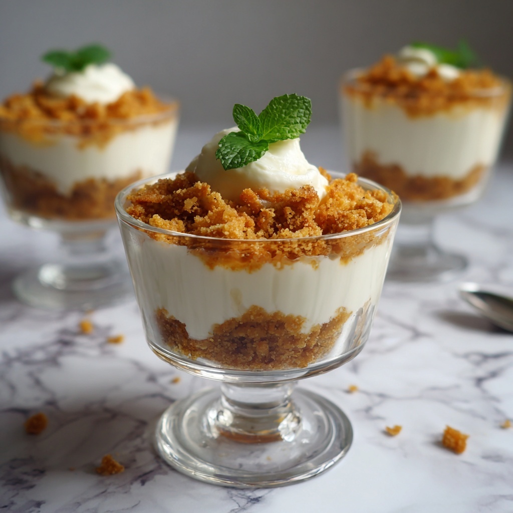 Motichoor Ladoo Cheesecake Shots: Festive Flavors in a Glass Recipe - Recipe Image