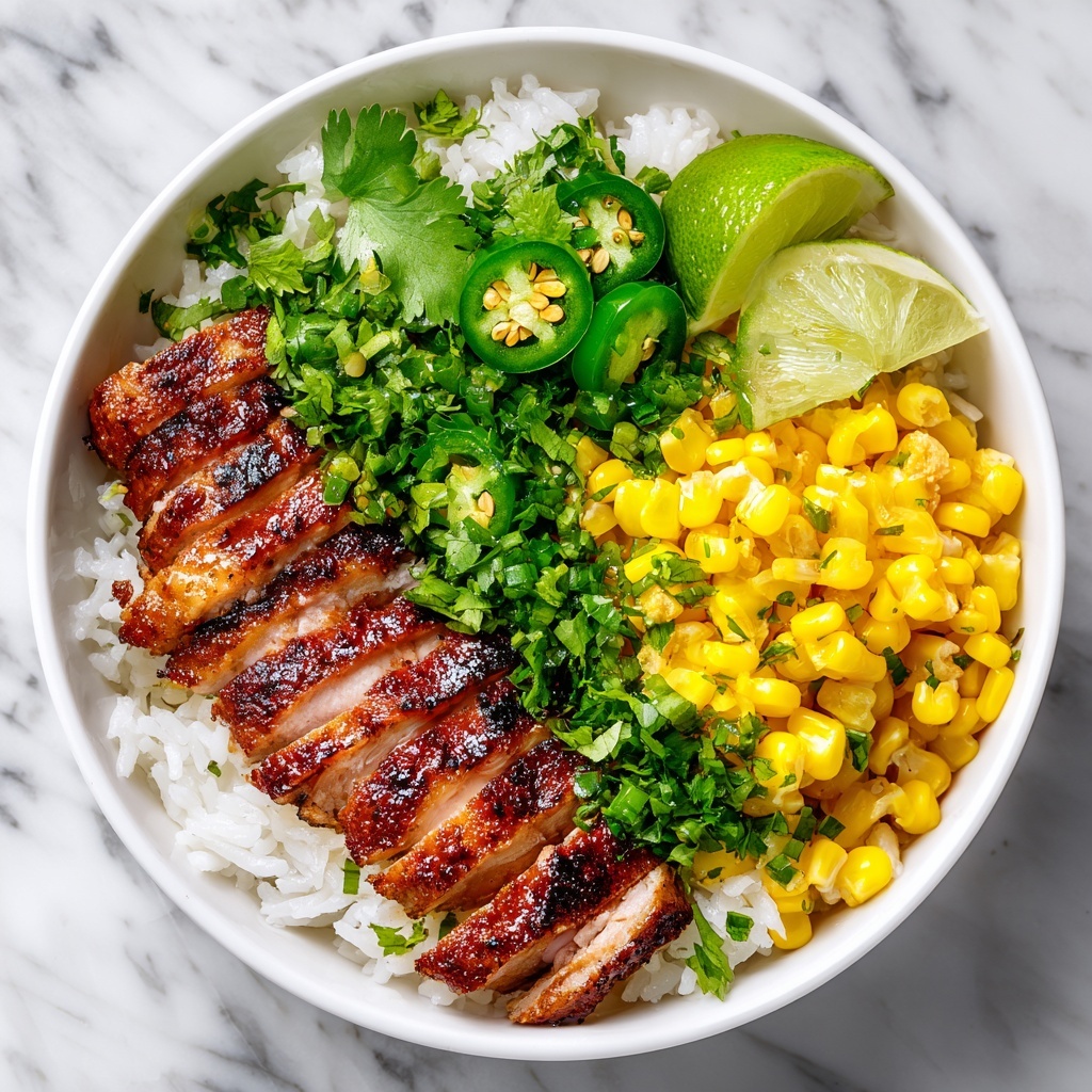 Street Corn Chicken Rice Bowl Recipe - Recipe Image