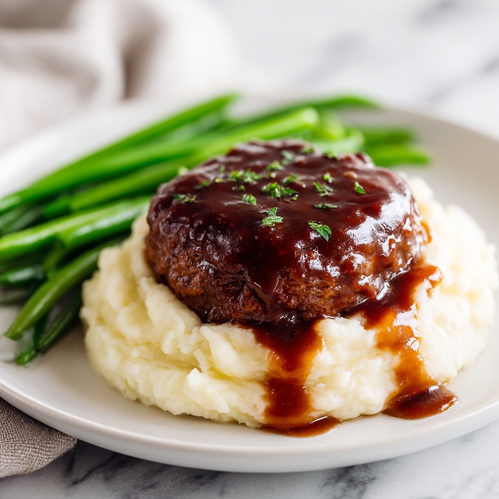 Easy Salisbury Steak with Rich Gravy Recipe - Recipe Image