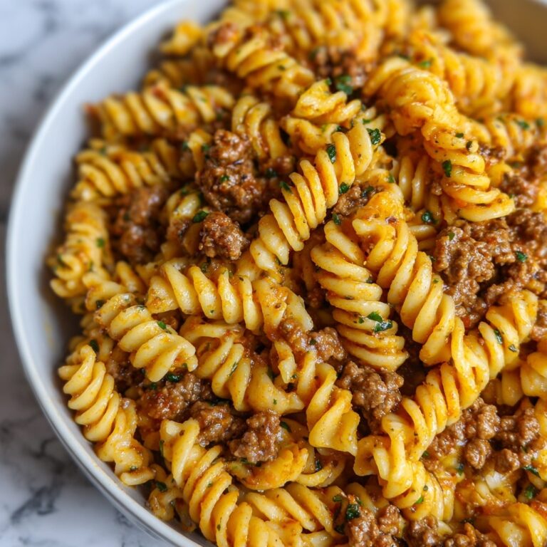 Stovetop Creamy Ground Beef Pasta Recipe