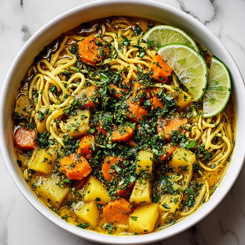 Curry Coconut Noodle Soup Recipe - Recipe Image