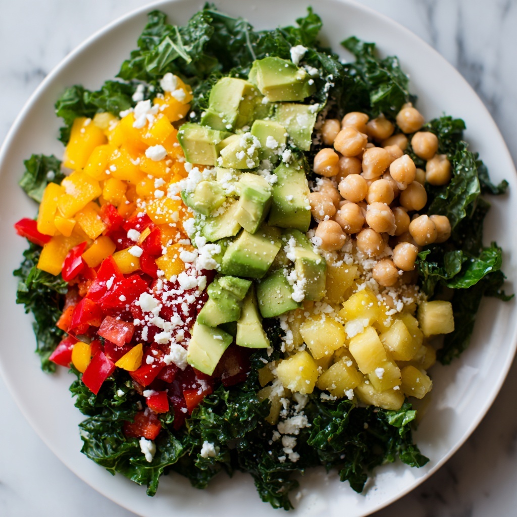 Chopped Salad with Chickpeas, Feta, and Avocado Recipe - Recipe Image