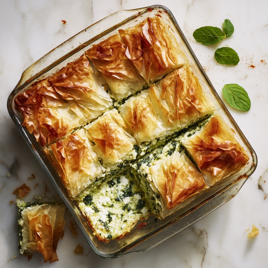 Irresistible Vegan Spanakopita Your New Favorite Comfort Food Recipe - Recipe Image